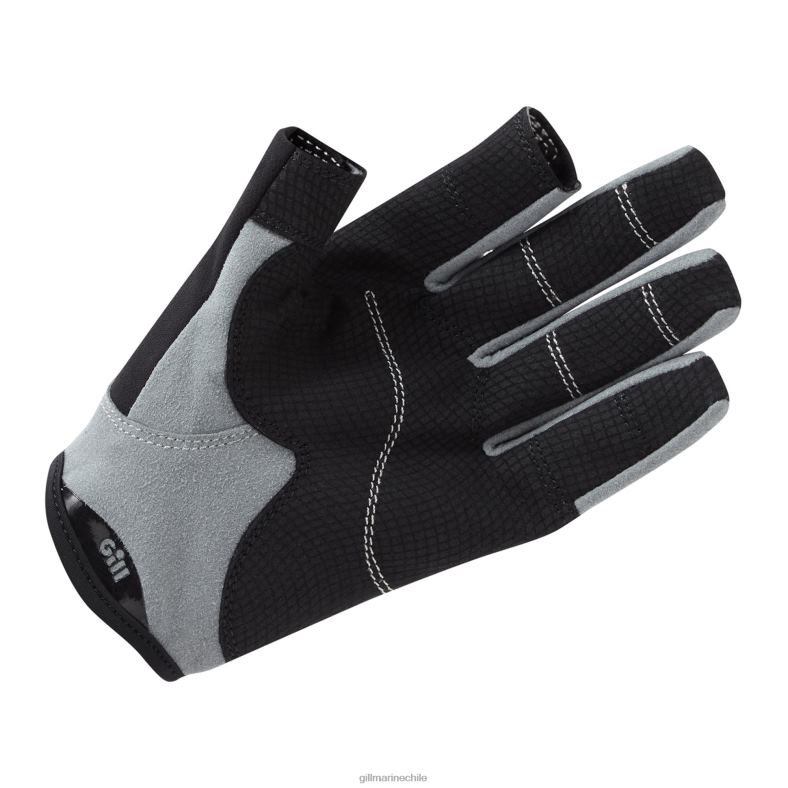 Gill Marine Chile - Gill Marine guantes de marinero junior - dedo largo 2LX44136 negro