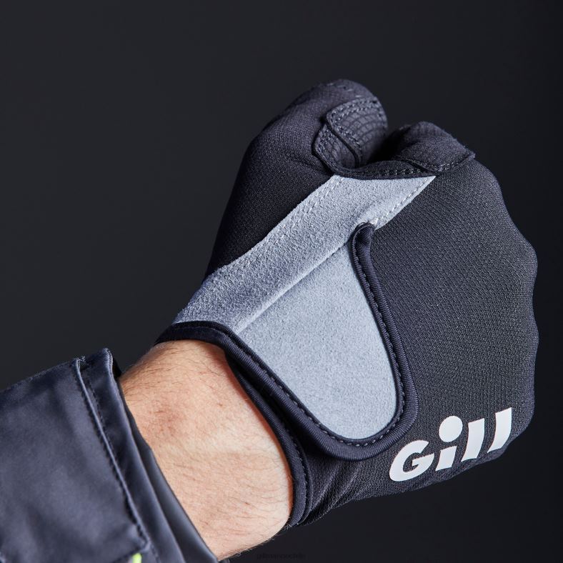 Gill Marine Chile - Gill Marine guantes de marinero junior - dedo largo 2LX44136 negro