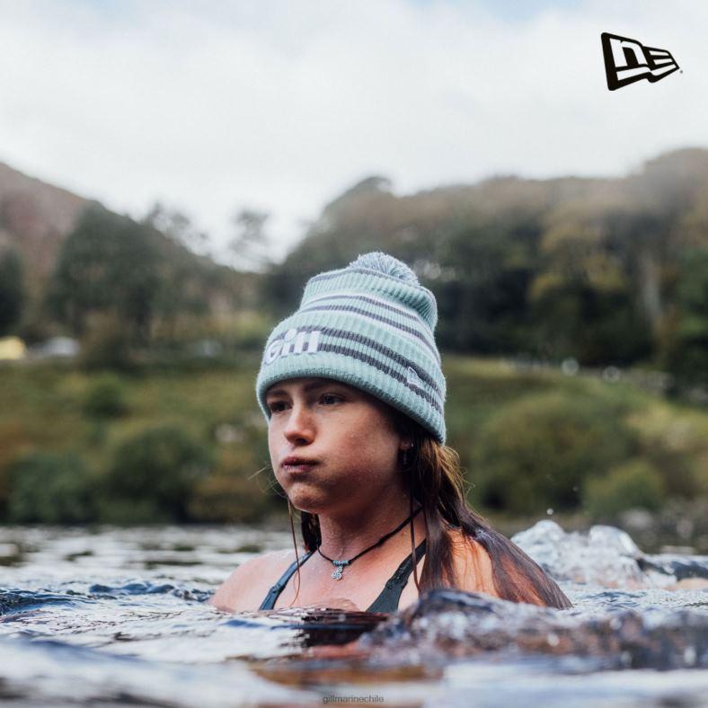 Gill Marine Chile - Gill Marine gorro con pompón new era x gill 2LX4425 cáscara de huevo