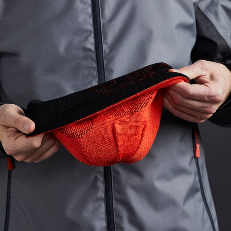 Gill Marine Chile - Gill Marine gorro de punto reversible 2LX44324 negro y naranja