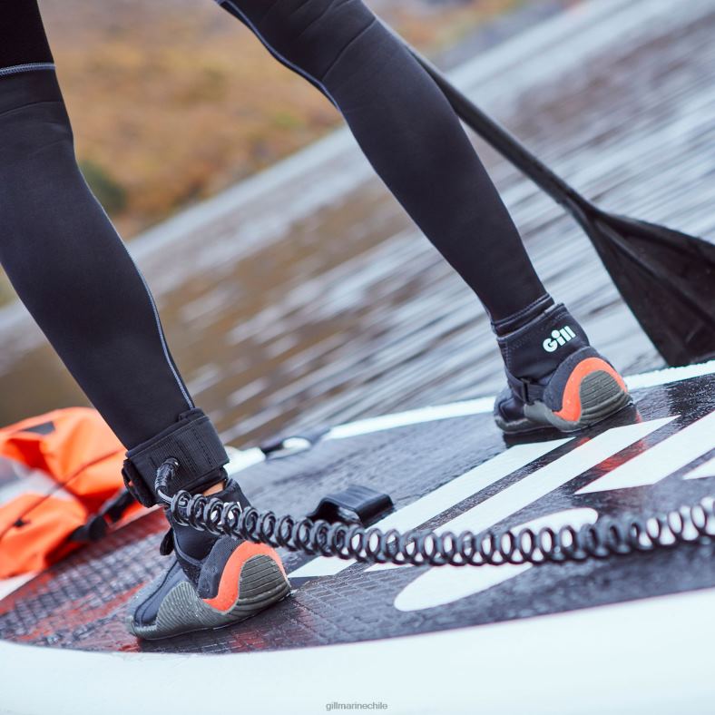 Gill Marine Chile - Gill Marine zapato aquatech 2LX44335 negro y naranja