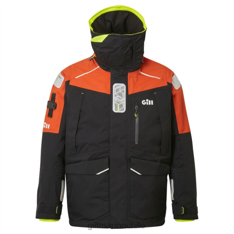 Gill Marine Chile - Gill Marine chaqueta os1 océano 2LX44125 grafito/naranja