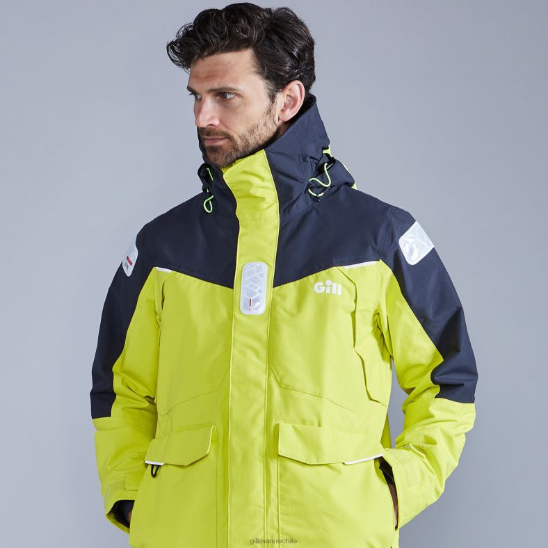 Gill Marine Chile - Gill Marine Chaqueta offshore os2 para hombre - edición especial 2LX4497 azufre