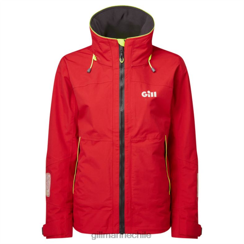 Gill Marine Chile - Gill Marine chaqueta costera os3 para mujer 2LX44441 rojo