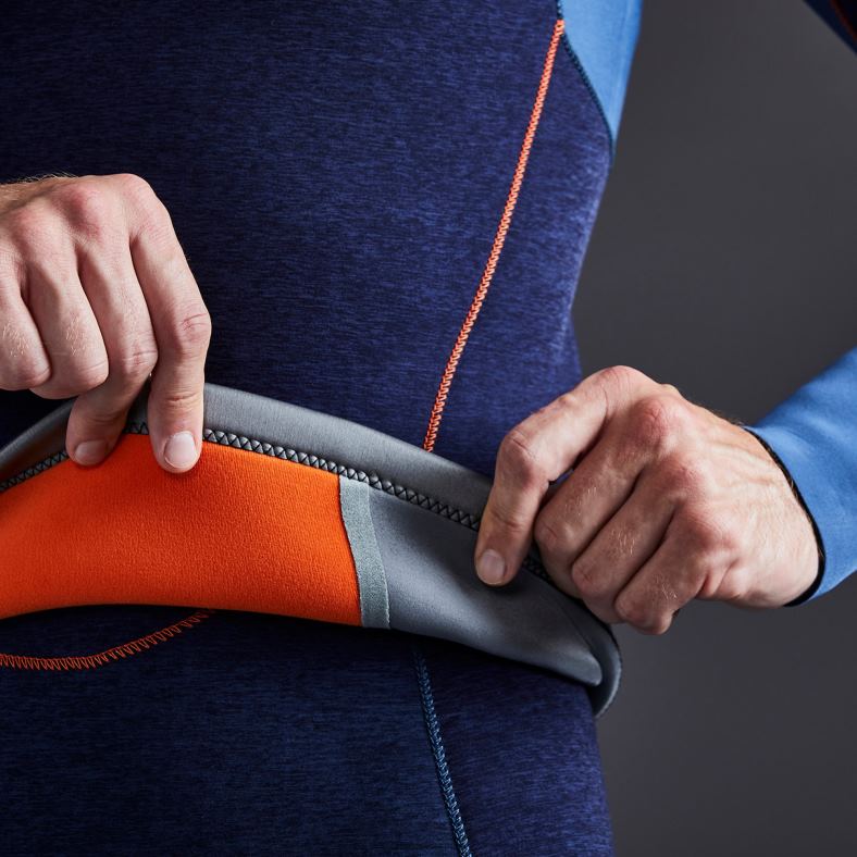 Gill Marine Clothing - Gill Marine parte superior de la celda de fuego de carrera 2LX44578 denim oscuro y naranja