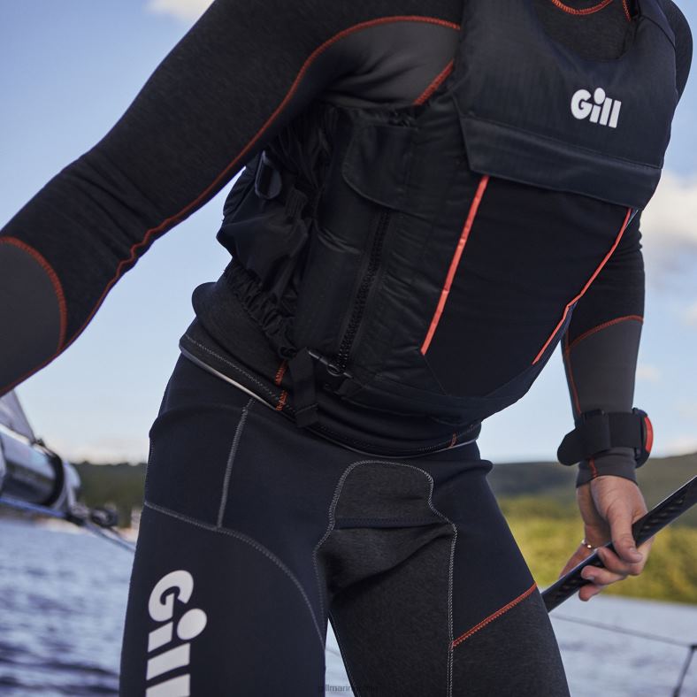 Gill Marine Clothing - Gill Marine top zentherm para hombre 2LX44538 negro