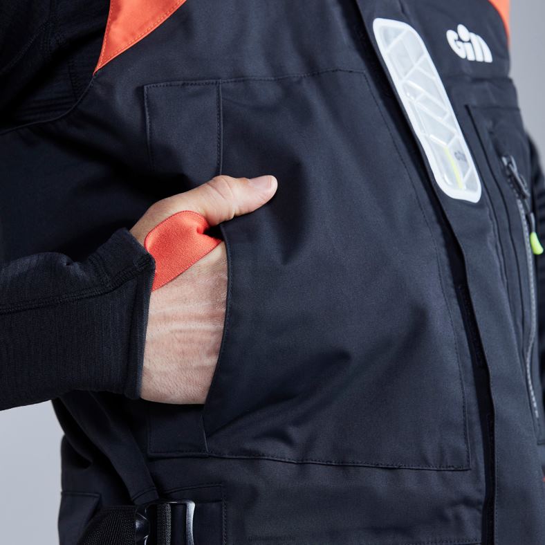 Gill Marine Clothing - Gill Marine pantalones os1 océano 2LX44126 grafito/naranja