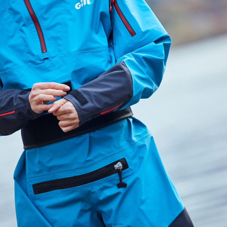 Gill Marine Clothing - Gill Marine traje seco verso - edición especial 2LX44428 arrendajo azul