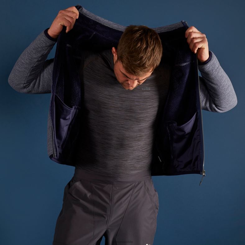 Gill Marine Clothing - Gill Marine chaqueta polar para hombre 2LX44194 marina de guerra