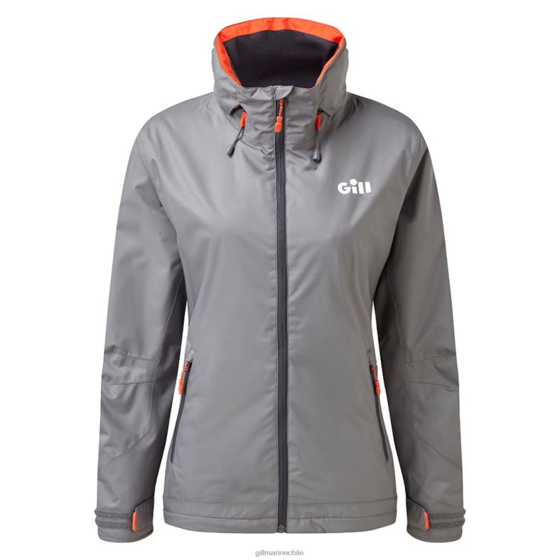Gill Marine Clothing - Gill Marine chaqueta de navegador para mujer 2LX44158 gris acero