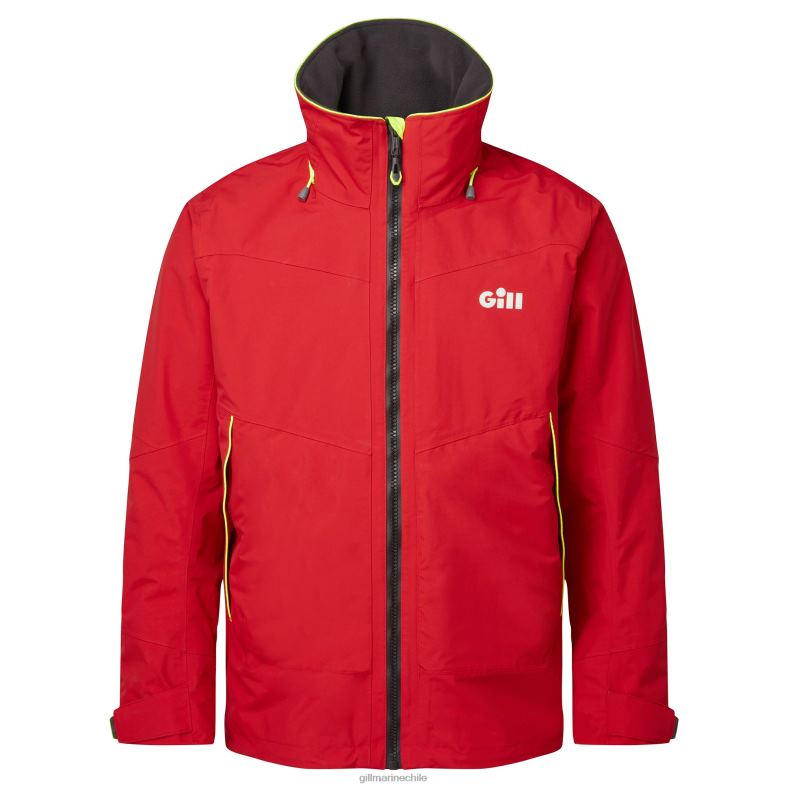 Gill Marine Clothing - Gill Marine chaqueta costera os3 para hombre 2LX44148 rojo