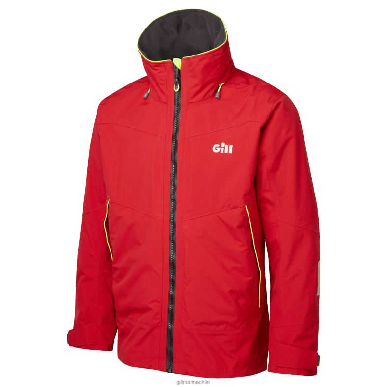 Gill Marine Clothing - Gill Marine chaqueta costera os3 para hombre 2LX44148 rojo