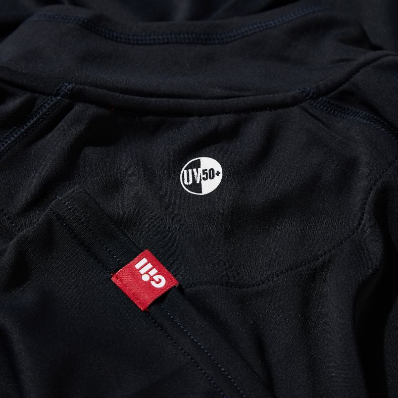 Gill Marine Chile - Gill Marine Camiseta con cremallera uv tec para hombre - manga larga 2LX44217 marina de guerra