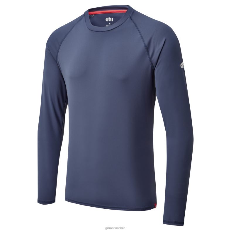 Gill Marine Chile - Gill Marine Camiseta uv tec para hombre - manga larga 2LX44129 océano