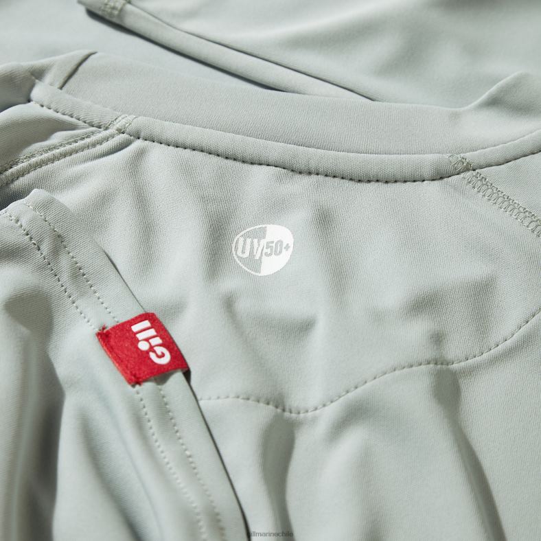 Gill Marine Chile - Gill Marine Camiseta uv tec para hombre - manga larga 2LX44131 gris medio