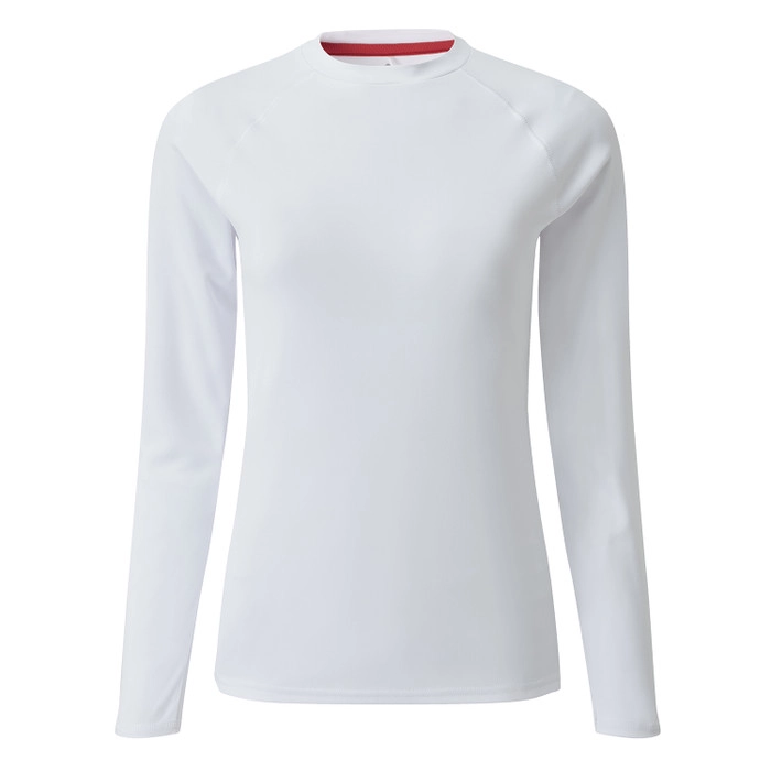 Gill Marine Chile - Gill Marine Camiseta uv tec para mujer - manga larga 2LX44213 blanco