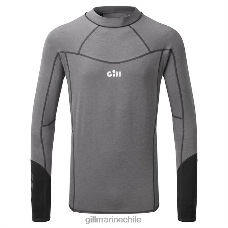 Gill Marine Chile - Gill Marine Chaleco eco pro sarpullido de manga larga para hombre 2LX44473 mezcla gris