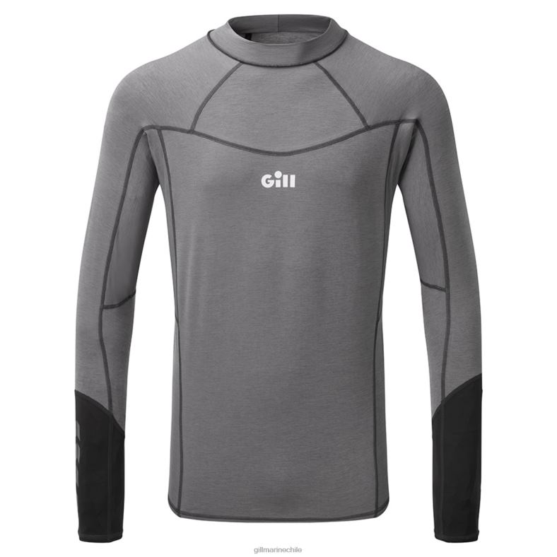 Gill Marine Chile - Gill Marine Chaleco eco pro sarpullido de manga larga para hombre 2LX44473 mezcla gris