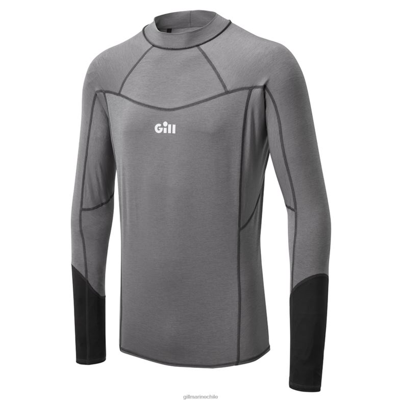 Gill Marine Chile - Gill Marine Chaleco eco pro sarpullido de manga larga para hombre 2LX44473 mezcla gris