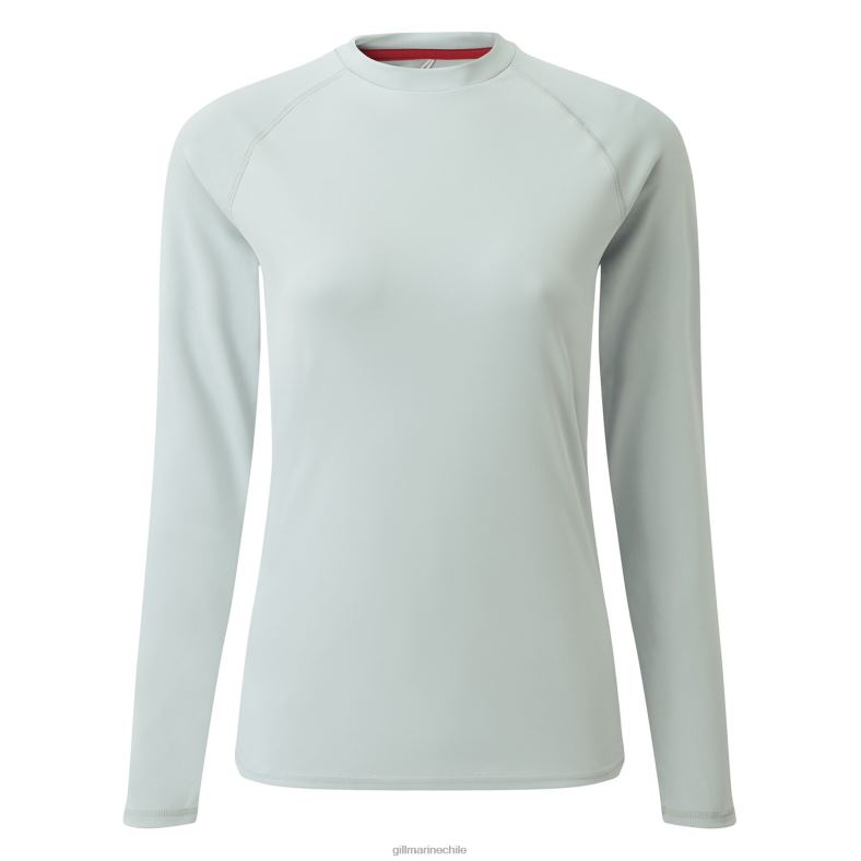 Gill Marine Chile - Gill Marine camiseta de manga larga uv tec para mujer 2LX44513 gris medio