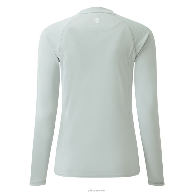 Gill Marine Chile - Gill Marine camiseta de manga larga uv tec para mujer 2LX44513 gris medio
