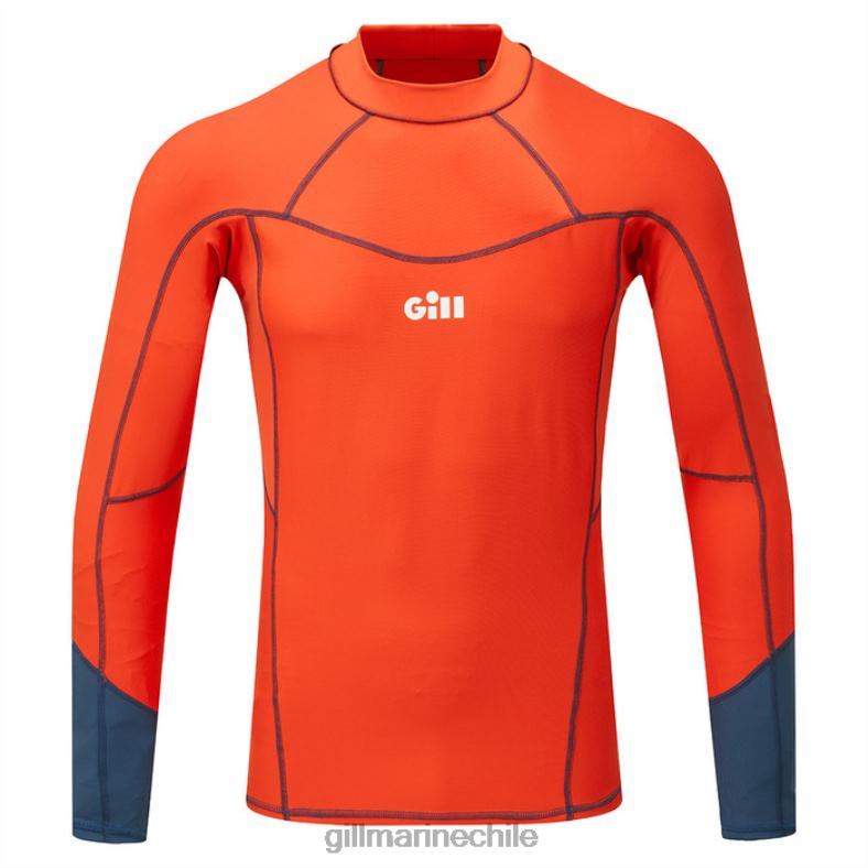 Gill Marine Chile - Gill Marine chaleco anti-lycras para hombre - manga larga 2LX44277 naranja