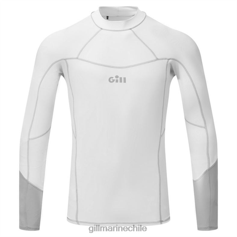 Gill Marine Chile - Gill Marine chaleco pro sarpullido de manga larga para hombre 2LX44603 blanco