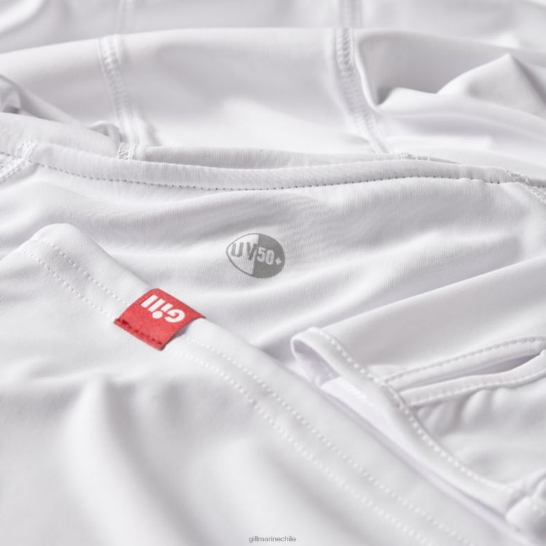 Gill Marine Chile - Gill Marine sudadera con capucha uv tec 2LX44541 blanco