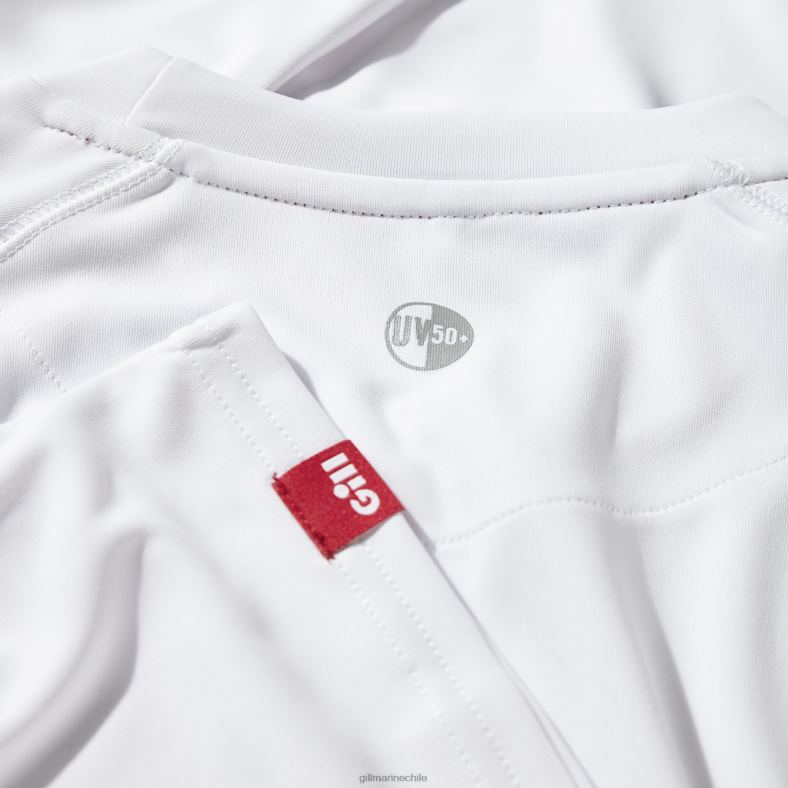 Gill Marine Clothing - Gill Marine Camiseta uv tec para hombre - manga larga 2LX44128 blanco