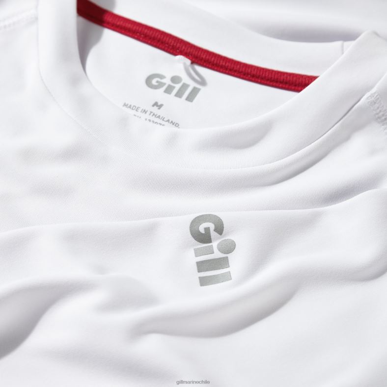 Gill Marine Clothing - Gill Marine Camiseta uv tec para hombre - manga larga 2LX44128 blanco