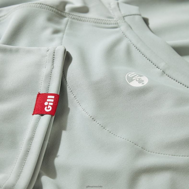 Gill Marine Clothing - Gill Marine camiseta uv tec para hombre 2LX44546 gris medio