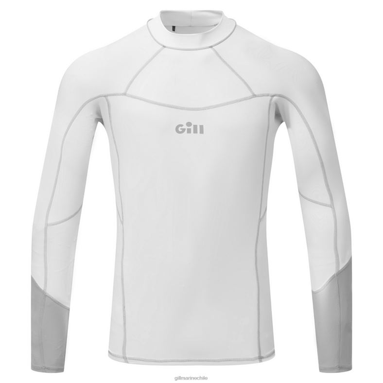 Gill Marine Clothing - Gill Marine chaleco anti-lycras para hombre - manga larga 2LX44278 blanco