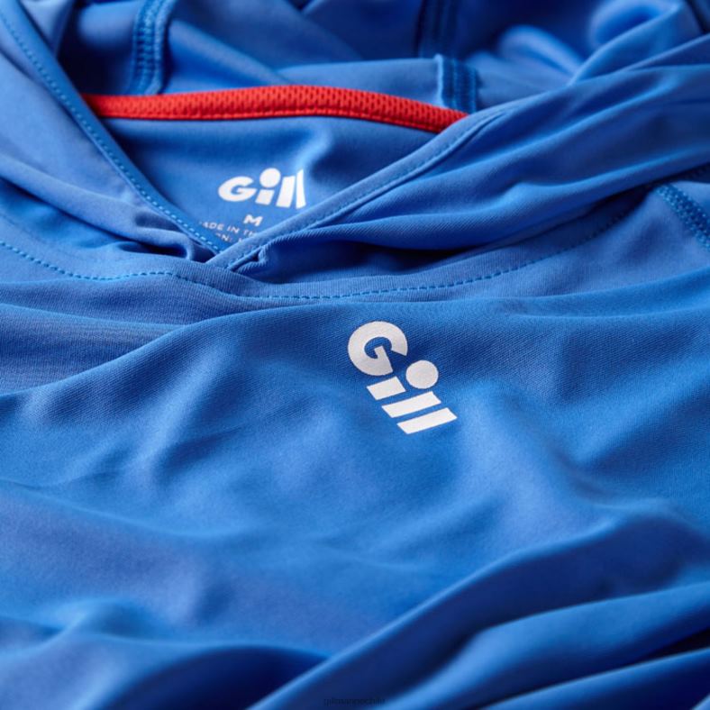 Gill Marine Clothing - Gill Marine sudadera con capucha uv tec 2LX44542 azul