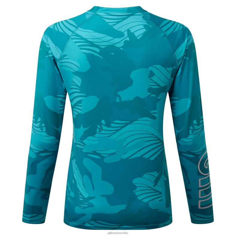 Gill Marine Clothing - Gill Marine Top de manga larga xpel tec para mujer en camuflaje 2LX44412