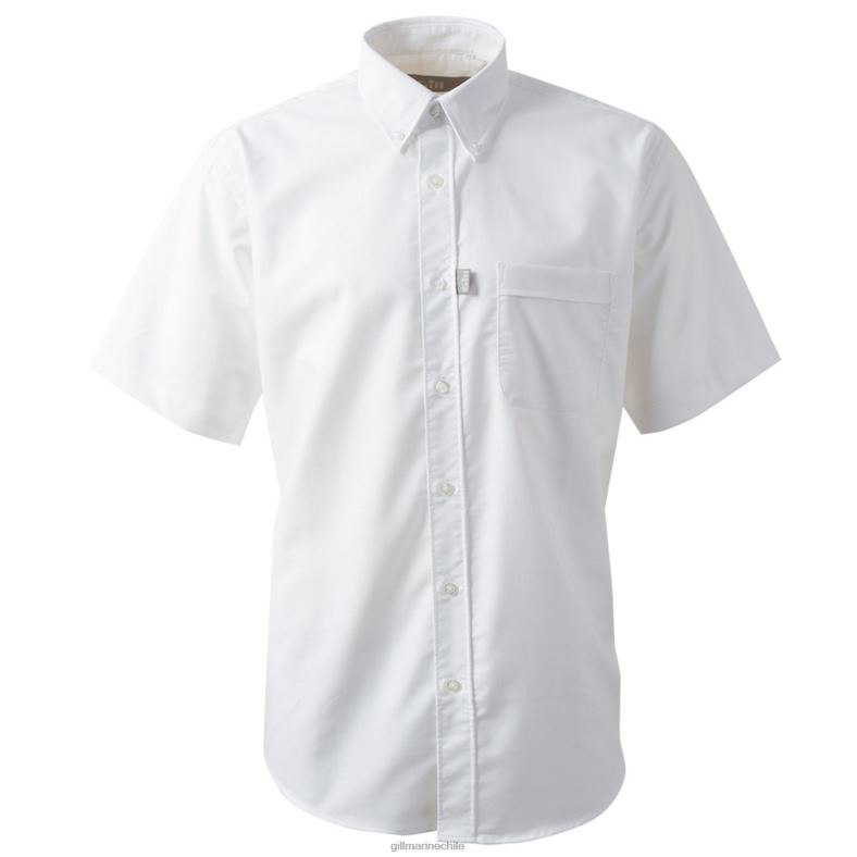 Gill Marine Clothing - Gill Marine camisa oxford - manga corta 2LX44302 blanco