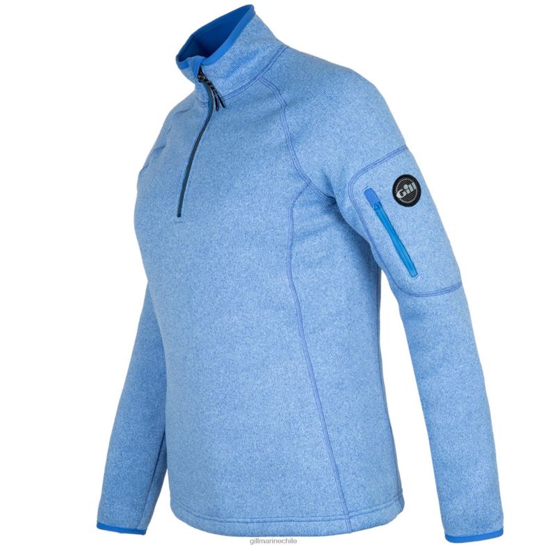 Gill Marine Clothing - Gill Marine polar de punto para mujer 2LX44304 azul claro
