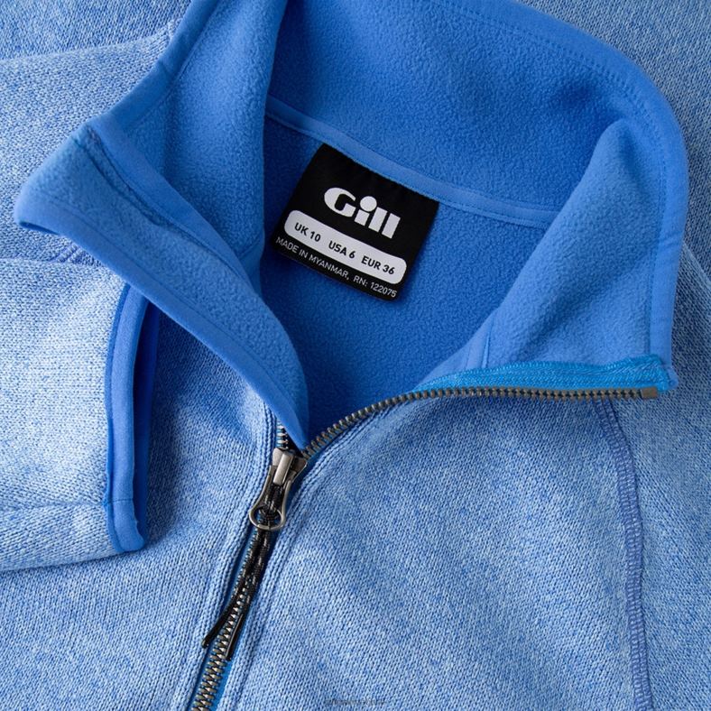 Gill Marine Clothing - Gill Marine polar de punto para mujer 2LX44304 azul claro