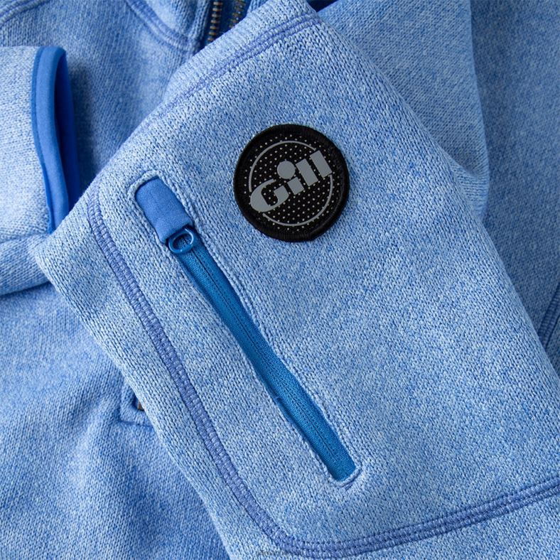 Gill Marine Clothing - Gill Marine polar de punto para mujer 2LX44304 azul claro