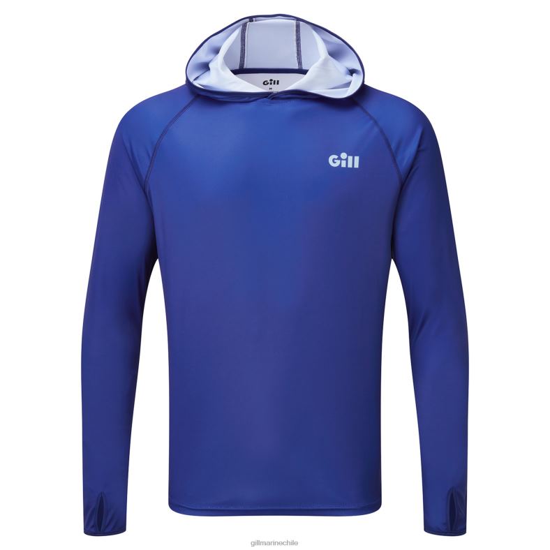 Gill Marine Clothing - Gill Marine sudadera con capucha xpel tec con logo en la espalda 2LX44406
