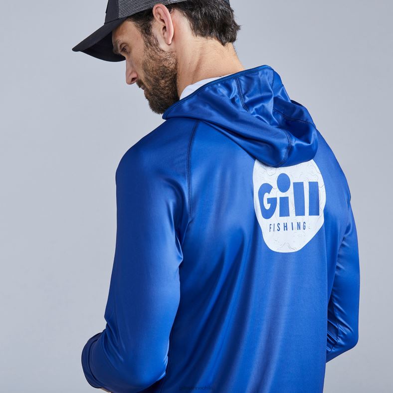 Gill Marine Clothing - Gill Marine sudadera con capucha xpel tec con logo en la espalda 2LX44406
