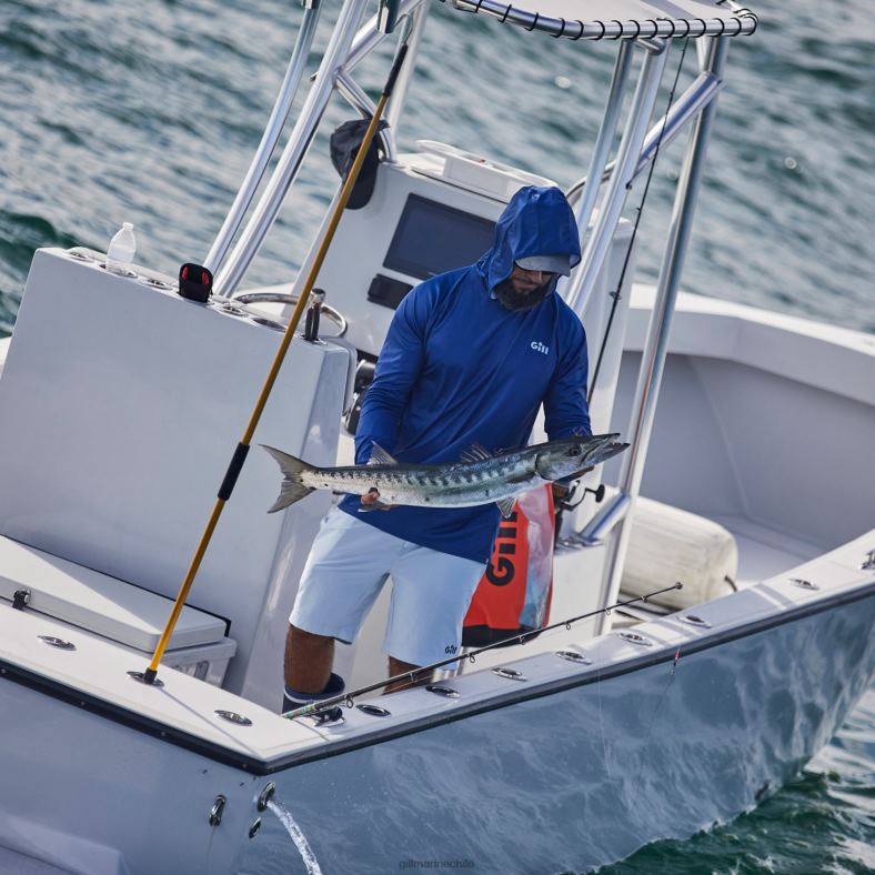 Gill Marine Clothing - Gill Marine sudadera con capucha xpel tec con logo en la espalda 2LX44406