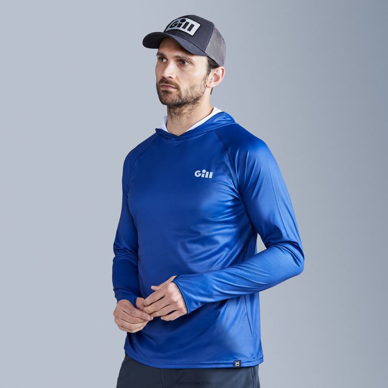 Gill Marine Clothing - Gill Marine sudadera con capucha xpel tec con logo en la espalda 2LX44406