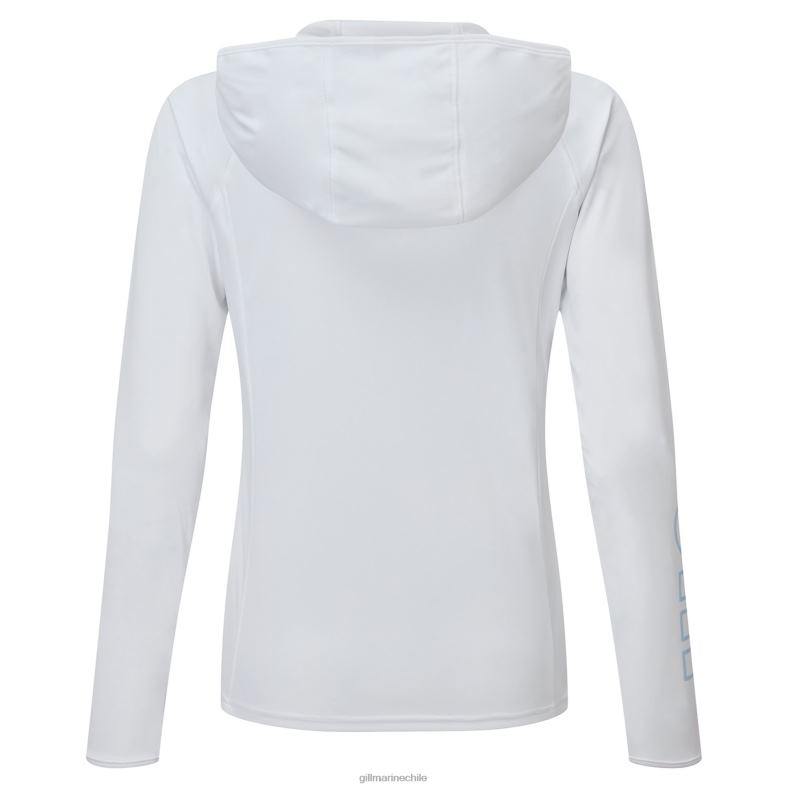 Gill Marine Clothing - Gill Marine sudadera con capucha xpel tec para mujer 2LX44414 blanco