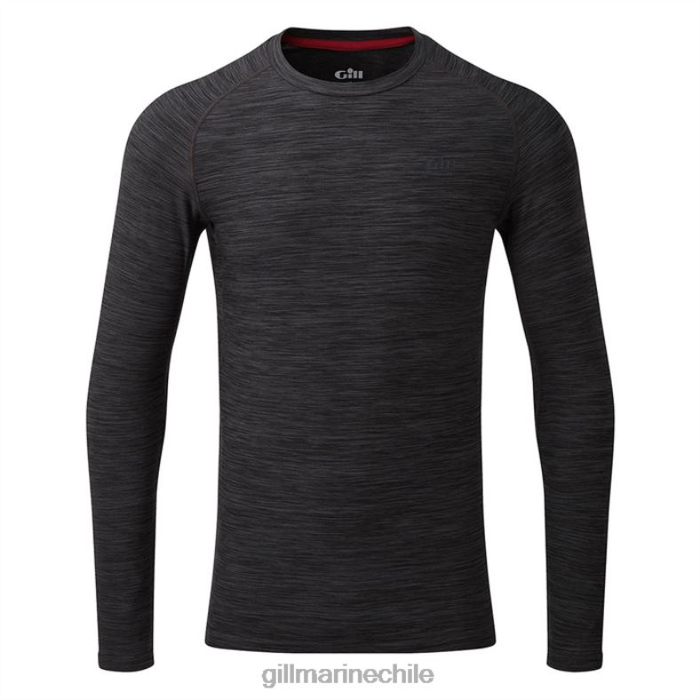 Gill Marine Chile - Gill Marine cuello redondo para hombre - manga larga 2LX44317 ceniza