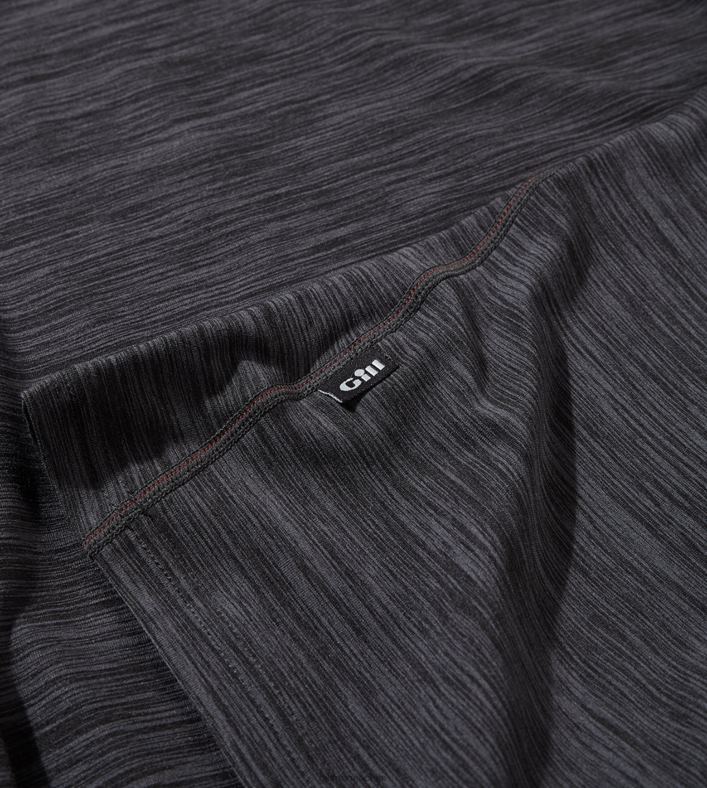 Gill Marine Chile - Gill Marine cuello redondo para mujer - manga larga 2LX44315 ceniza