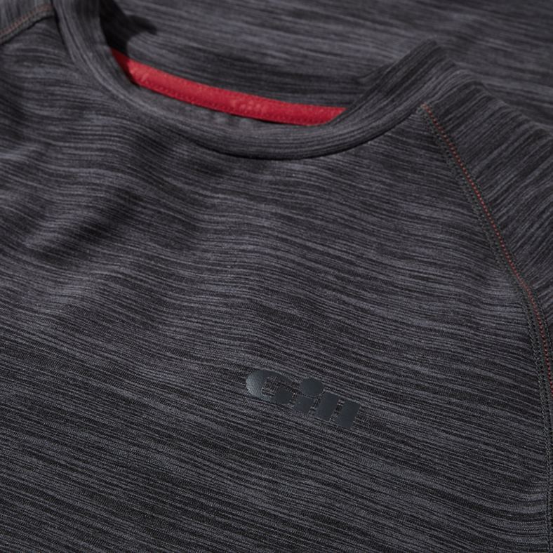 Gill Marine Chile - Gill Marine cuello redondo para mujer - manga larga 2LX44315 ceniza