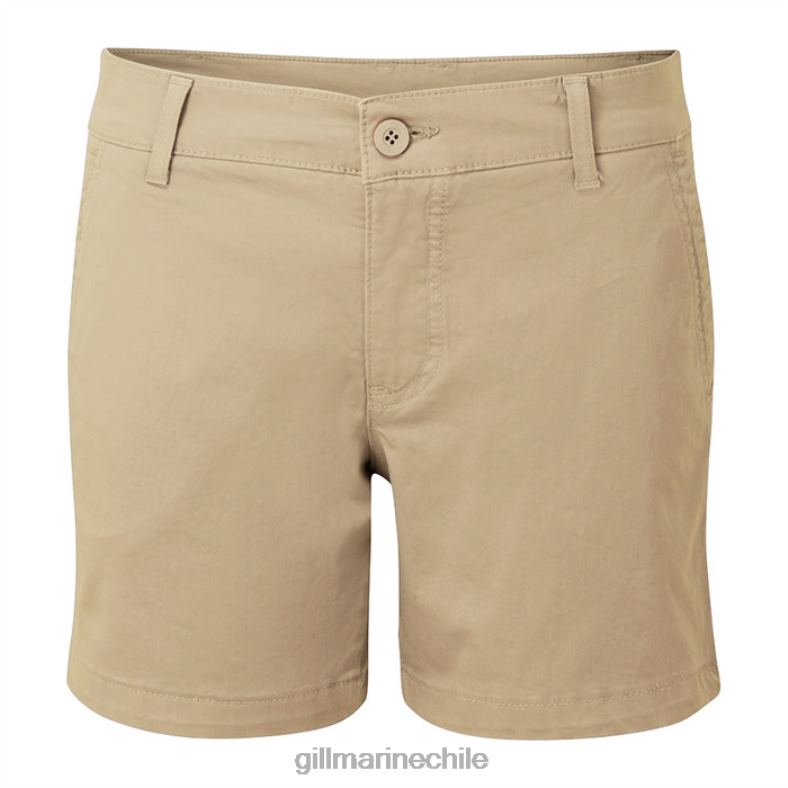 Gill Marine Chile - Gill Marine pantalones cortos de tripulación para mujer 2LX44243 caqui