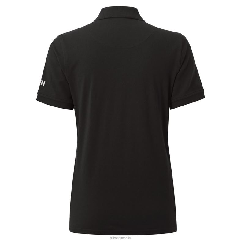 Gill Marine Chile - Gill Marine polo de mujer 2LX44251 negro
