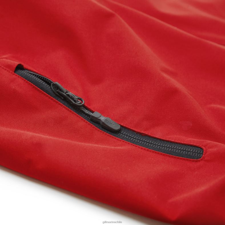 Gill Marine Clothing - Gill Marine chaqueta ligera del equipo para hombre 2LX4444 rojo