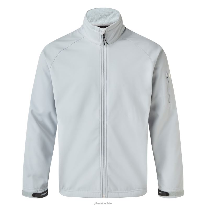 Gill Marine Clothing - Gill Marine chaqueta softshell del equipo para hombre 2LX44518 gris medio